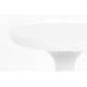 Bout de Canapé Floss Zuiver Guéridon Table d'Appoint Métal Blanc 28x28x56cm