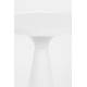 Bout de Canapé Floss Zuiver Guéridon Table d'Appoint Métal Blanc 28x28x56cm