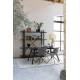 Lot de 2 Chaises Design OMG Zuiver Gris Clair en Tissu 51x56x80cm