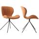 Lot de 2 Chaises Design OMG Zuiver Camel en Tissu 51x56x80cm