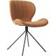 Lot de 2 Chaises Design OMG Zuiver Camel en Tissu 51x56x80cm