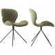 Lot de 2 Chaises Design OMG Zuiver Vert en Tissu 51x56x80cm