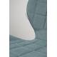 Lot de 2 Chaises Design OMG Zuiver Bleu en Tissu 51x56x80cm
