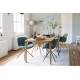 Lot de 2 Chaises Design OMG Zuiver Bleu en Tissu 51x56x80cm