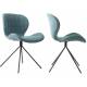Lot de 2 Chaises Design OMG Zuiver Bleu en Tissu 51x56x80cm