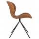 Lot de 2 Chaises Design OMG Zuiver Marron en Polyuréthane 51x56x80cm