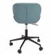 Chaise de Bureau Design OMG Zuiver Chaise Réglable Bleu en Tissu 65x65x88