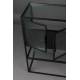 Armoire Boli Dutchbone Meuble de Rangement Placard Métal Gris 35x60x90cm