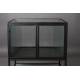 Armoire Boli Dutchbone Meuble de Rangement Placard Métal Gris 35x60x90cm