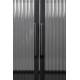 Armoire Boli Dutchbone Meuble de Rangement Placard Métal Gris 35x60x90cm