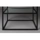 Armoire Boli Dutchbone Meuble de Rangement Placard Métal Gris 35x60x90cm