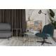 Table Basse Timpa Guéridon Woody Meuble d’Appoint Marbre Vert 40x70x70cm