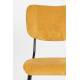 Lot de 2 Chaises Ocre Benson Zuiver Assise de Table en Velours Côtelé et Acier 47x56x81cm