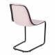 Lot de 2 Chaises Thirsty Rose Zuiver Assise en Tissu et Acier 52x55x78,5cm