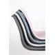 Lot de 2 Chaises Thirsty Rose Zuiver Assise en Tissu et Acier 52x55x78,5cm