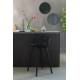 Lot de 2 Tabourets de Bar Noir Albert Kuip Zuiver Assise de Comptoir 44x47,5x88,5cm