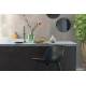 Lot de 2 Chaises de Bar Noir Albert Kuip Zuiver Assise de Comptoir 47x47,5x98,5cm