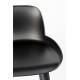 Lot de 2 Chaises de Bar Noir Albert Kuip Zuiver Assise de Comptoir 47x47,5x98,5cm