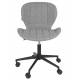 Chaise de Bureau Design OMG Zuiver Chaise Réglable Gris en Tissu 65x65x88