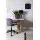 Chaise de Bureau Design OMG Zuiver Chaise Réglable Gris en Tissu 65x65x88