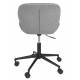 Chaise de Bureau Design OMG Zuiver Chaise Réglable Gris en Tissu 65x65x88