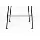 Lot de 2 Tabourets de Bar Ocre Benson Zuiver Assise Hautes en Velours Côtelé et Acier 46x53,5x92cm