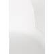 Lot de 2 Tabourets de Bar Résine Blanc Albert Kuip Zuiver Assise de Comptoir 45x47,5x89cm