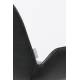 Lot de 2 Chaises Design Brit Zuiver Fauteuil Noir en Polyuréthane 59x62x79cm