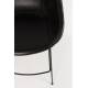 Lot de 2 Chaises Hautes Design Feston Zuiver Fauteuil de Bar Noir en Polyuréthane 53x54,5x88,5cm