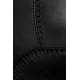 Lot de 2 Chaises Hautes Design Feston Zuiver Fauteuil de Bar Noir en Polyuréthane 53x54,5x88,5cm