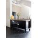 Lot de 2 Chaises Hautes Design Feston Zuiver Fauteuil de Bar Noir en Polyuréthane 53x54,5x88,5cm