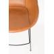 Lot de 2 Chaises Hautes Design Feston Zuiver Fauteuil de Bar Noir en Polyuréthane 53x54,5x88,5cm