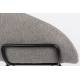 Lot de 2 Tabourets de Comptoir Design Feston Zuiver Fauteuil de Bar Gris en Tissu 53x54,5x88,5cm