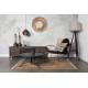 Miroir Kubu Dutchbone Décoration Glace Murale Ronde en Bois 3,2x75x75cm