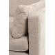 Canapé Summer Beige Zuiver Banquette 3 Places Assise de Salon en Tissu 82x101x230cm