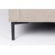 Canapé Summer Beige Zuiver Banquette 3 Places Assise de Salon en Tissu 82x101x230cm