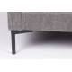 Canapé Summer Gris Anthracite Zuiver Banquette 3 Places Assise de Salon en Tissu 82x101x230cm