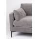 Canapé Summer Gris Anthracite Zuiver Banquette 4,5 Places Assise de Salon en Tissu 82x101x335cm