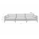 Canapé Summer Gris Anthracite Zuiver Banquette 4,5 Places Assise de Salon en Tissu 82x101x335cm