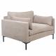 Fauteuil Summer Latte Zuiver Siège Assise de Salon en Tissu 82x101x125cm
