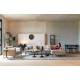 Canapé Summer Beige Zuiver Banquette 4,5 Places Assise de Salon en Tissu 82x101x335cm