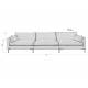 Canapé Summer Beige Zuiver Banquette 4,5 Places Assise de Salon en Tissu 82x101x335cm