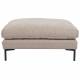 Pouf Summer Latté Zuiver Repose-Pieds Assise d'Appoint en Tissu 53x80x102cm