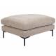 Pouf Summer Latté Zuiver Repose-Pieds Assise d'Appoint en Tissu 53x80x102cm