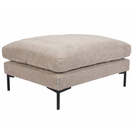 Pouf Summer Latté Zuiver Repose-Pieds Assise d'Appoint en Tissu 53x80x102cm