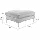 Pouf Summer Gris Anthracite Zuiver Repose-Pieds Assise d'Appoint en Tissu 53x80x102cm