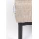 Pouf Summer Latté Zuiver Repose-Pieds Assise d'Appoint en Tissu 53x80x102cm