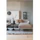Pouf Summer Latté Zuiver Repose-Pieds Assise d'Appoint en Tissu 53x80x102cm