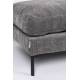 Pouf Summer Gris Anthracite Zuiver Repose-Pieds Assise d'Appoint en Tissu 53x80x102cm