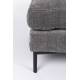 Pouf Summer Gris Anthracite Zuiver Repose-Pieds Assise d'Appoint en Tissu 53x80x102cm